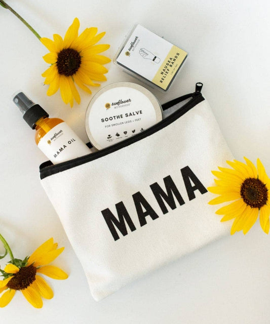 Sunflower Motherhood - Pregnancy Mama Pouch Bundle | Supportive Gift Expecting Mom