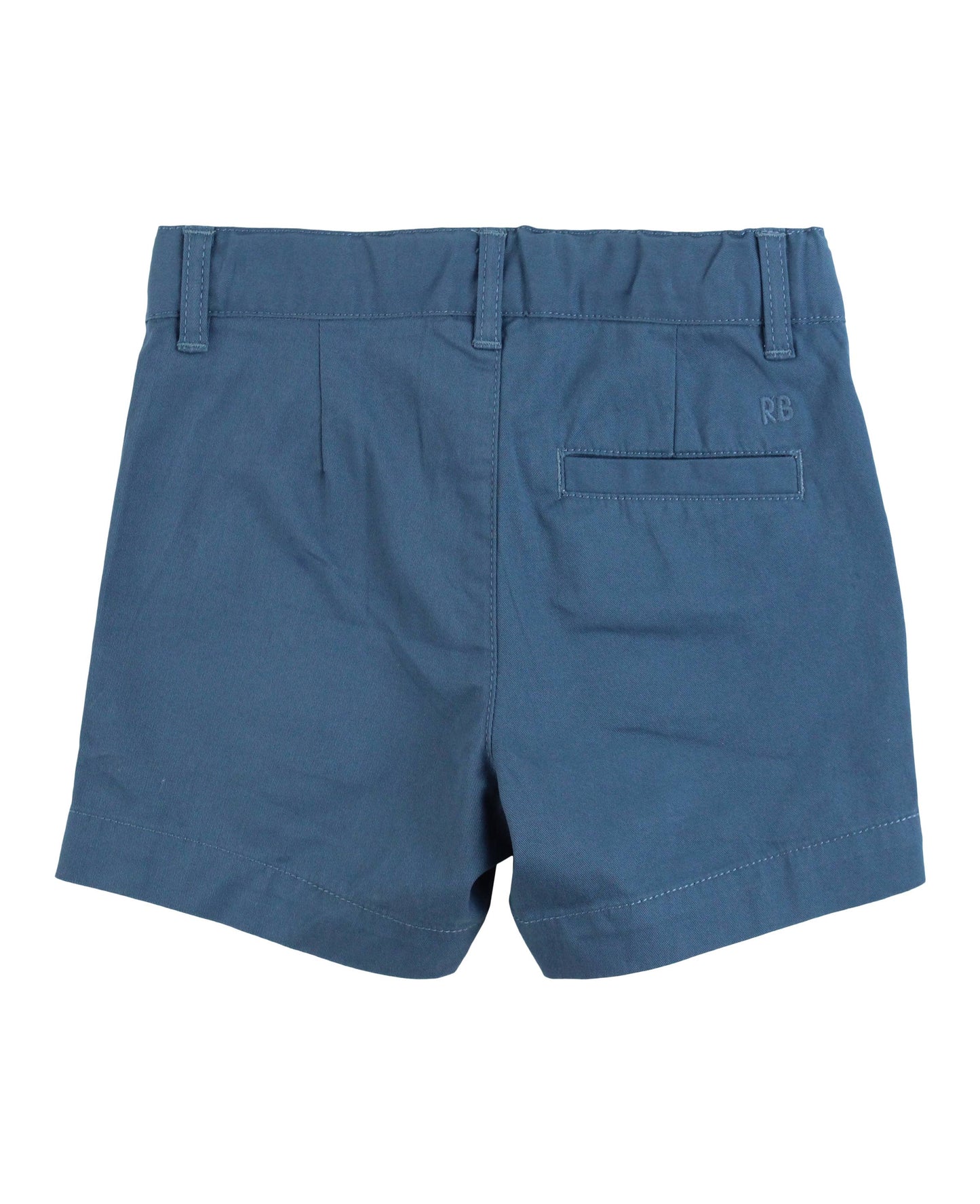 RuffleButts + RuggedButts - Boys Indigo Stretch Chino Shorts