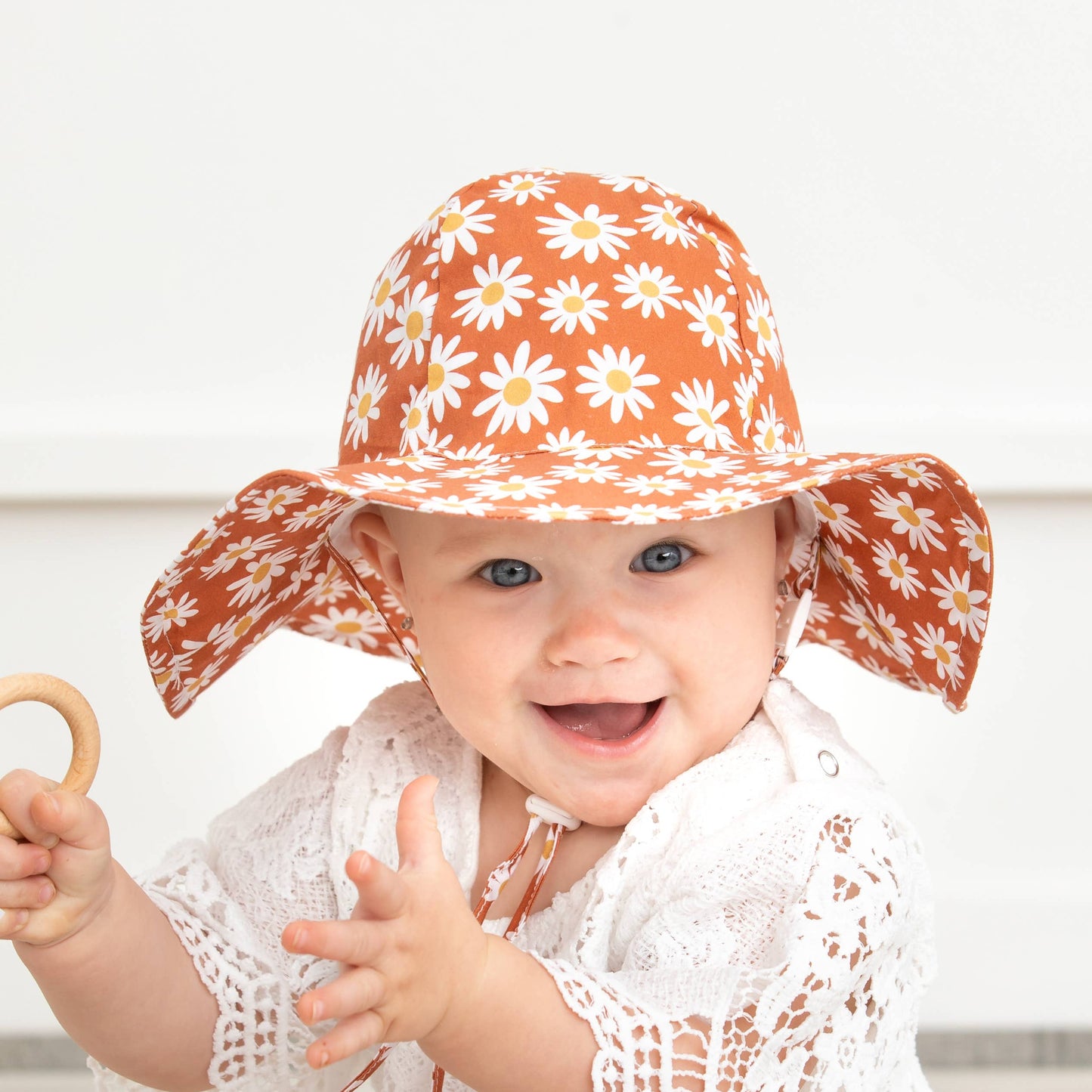 Huggalugs - Ginger Daisy Sunhat UPF 50+