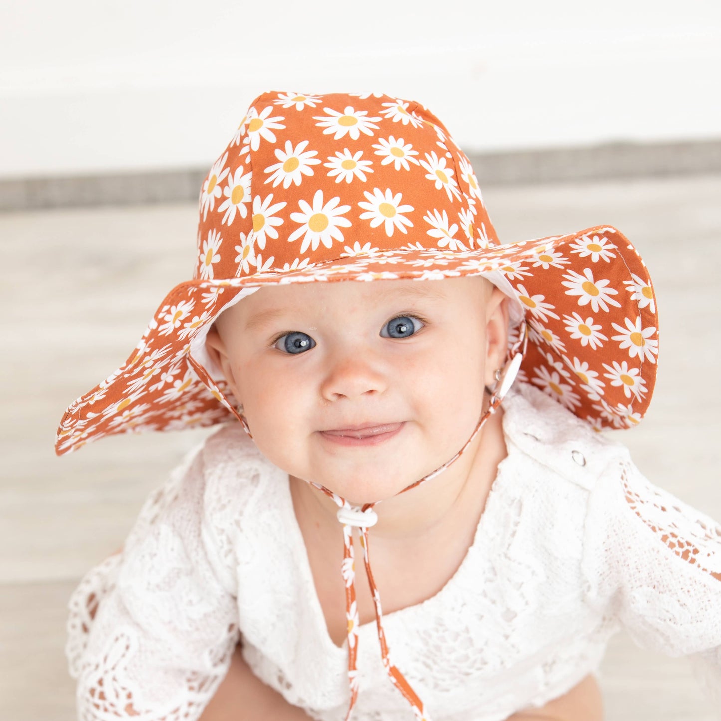 Huggalugs - Ginger Daisy Sunhat UPF 50+