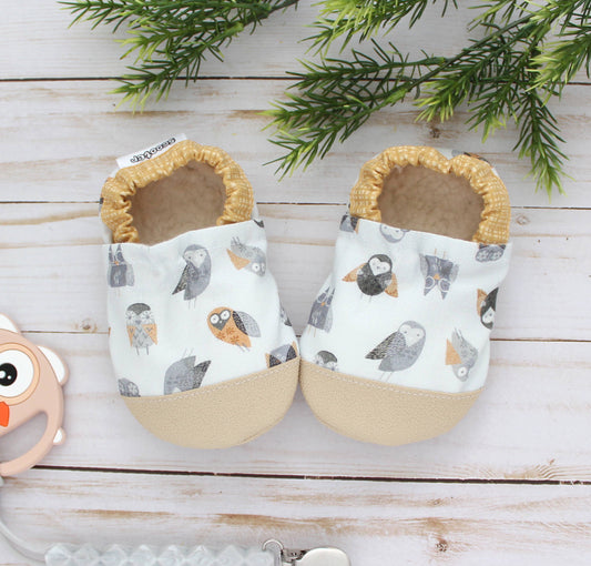 Scooter Booties - Hoot Hoot Owl Baby Shoes: 2 Toddler