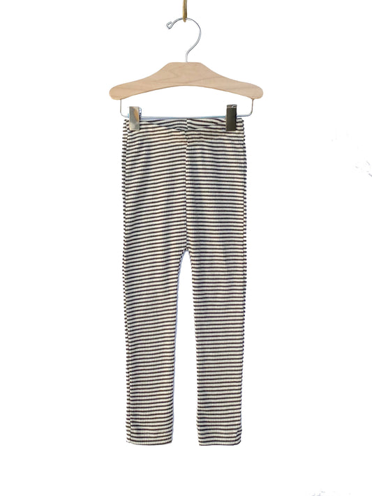 City Mouse Studio - Basic Legging- Natural Stripe