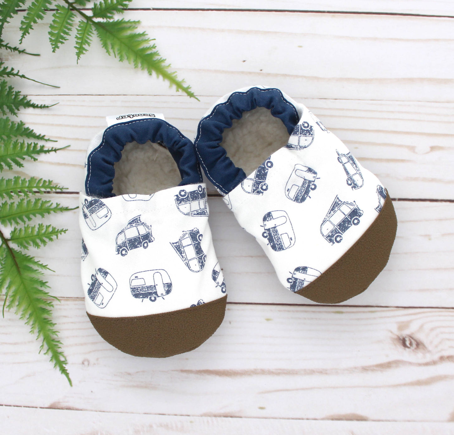 Scooter Booties - Happy Camper Baby Shoes: 3 Toddler