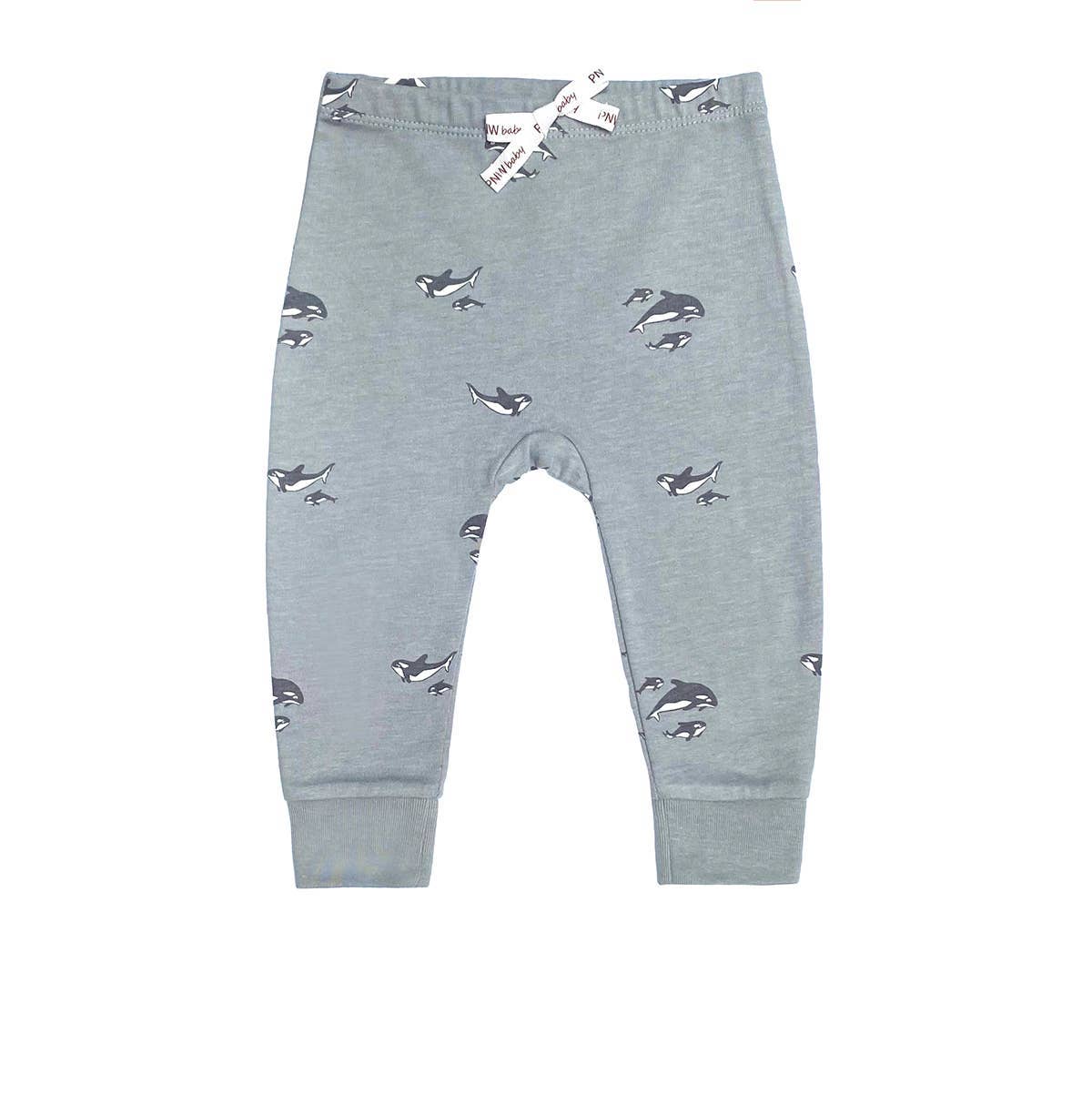 City Mouse Studio - PNW Baby Pant- Orcas