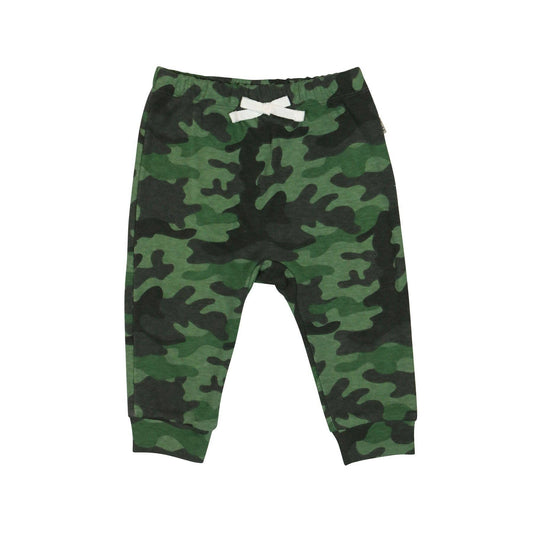 Patrick Jogger in Camo: Green / cotton / 6-12m