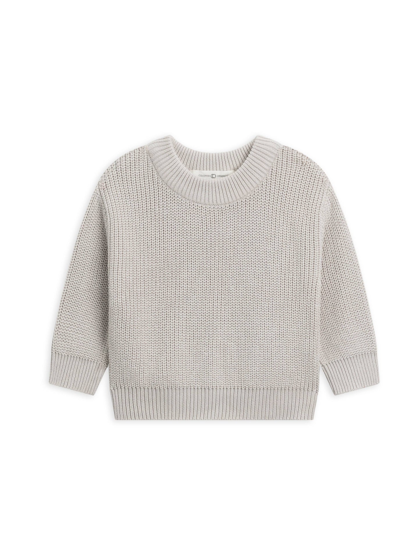 Colored Organics - Organic Baby & Kids Dion Sweater Crew -Glacier