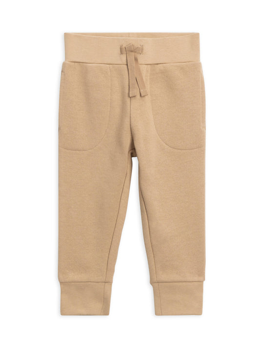 Colored Organics - Organic Baby & Kids Basin Fleece Jogger Sweatpants - Latte